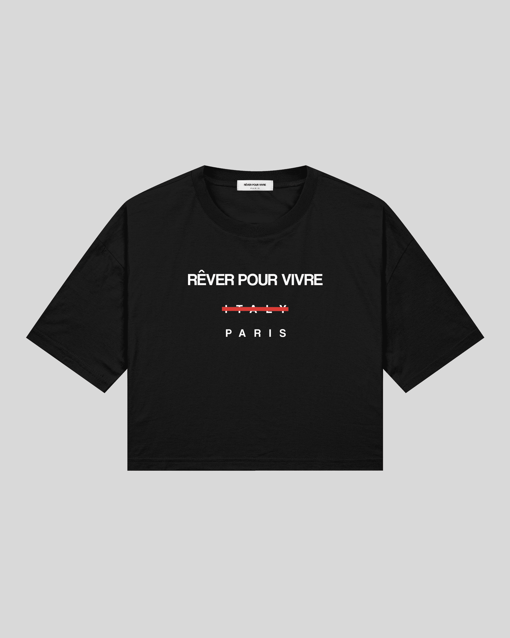 NOT ITALY CROP T-SHIRT